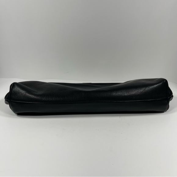 Rosie Pope Maternity Soft Black Leather Diaper Clutch - Picture 11 of 15
